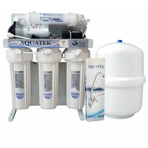 เครื่องกรอง AQUATEK ระบบ RO 150 GPD รุ่น AQUATEK Silver 150GPD (จัดส่งฟรีผ่านขนส่งเอกชน ไม่รวมติดตั้ง)