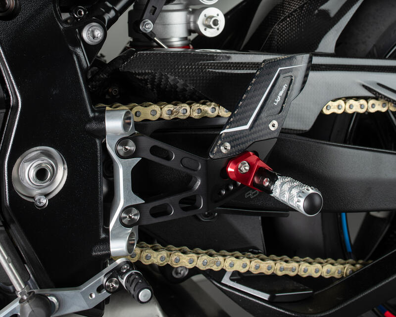 Lightech- เกียร์โยง (Rearsets) สำหรับ S1000RR 2020+ รุ่น R
