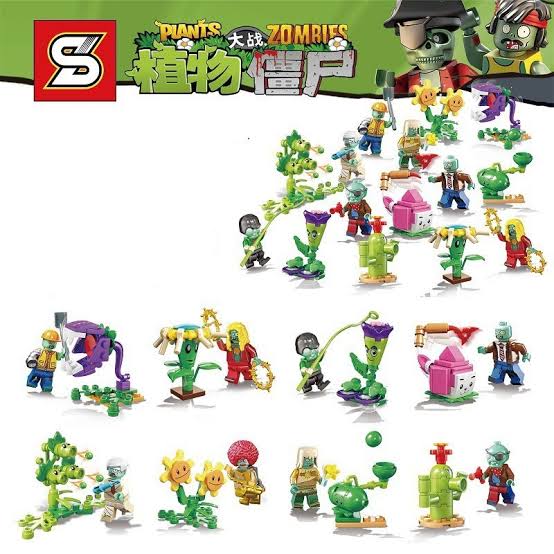 เลโก้จีน SY 1412 ชุด Plant vs Zombie