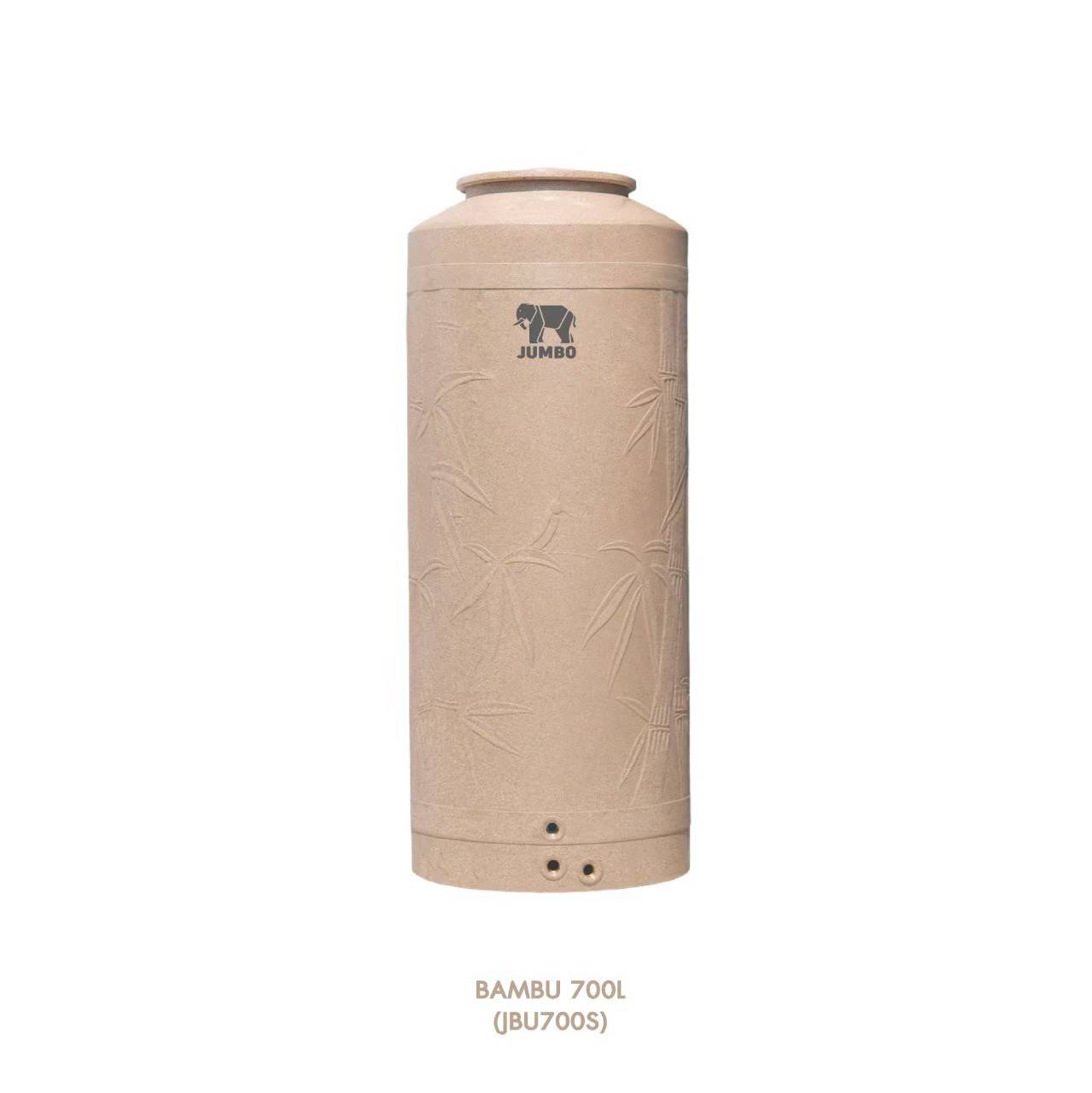 ถังเก็บน้ำบนดินPE จัมโบ้ BAMBU ขนาด 700 ลิตร ทรงมาตรฐาน รุ่น JBU-700S **แถมลูกลอยฟรี**