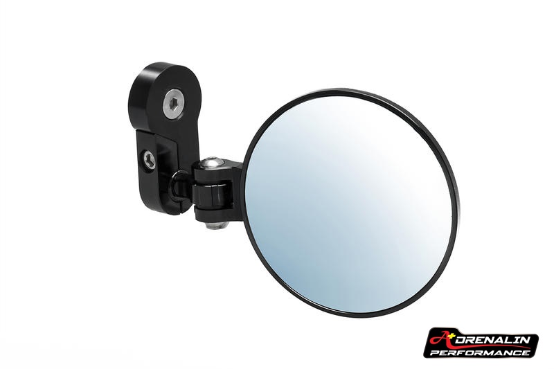 กระจกปลายแฮนด์ CNC racing สำหรับ M821 2018+ แบบกลม สีดำ รุ่น Rocket