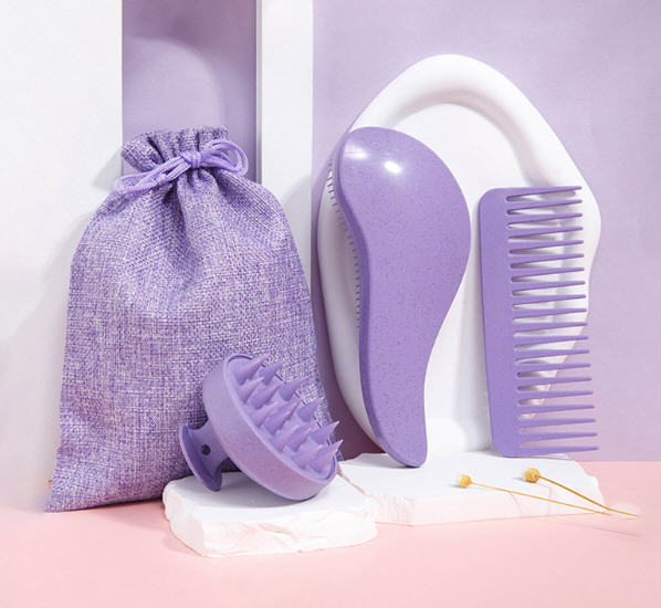 ชุดหวี,ชุดของแจก,ชุดอุปกรณ์หวีผม,สกรีนโลโก้