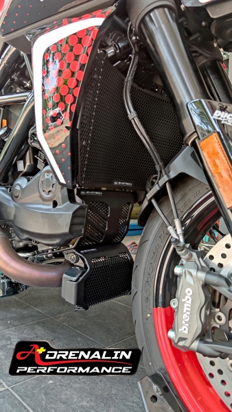 Evotech การ์ดหม้อน้ำ (Radiator guard) สำหรับ HyperMotard 950