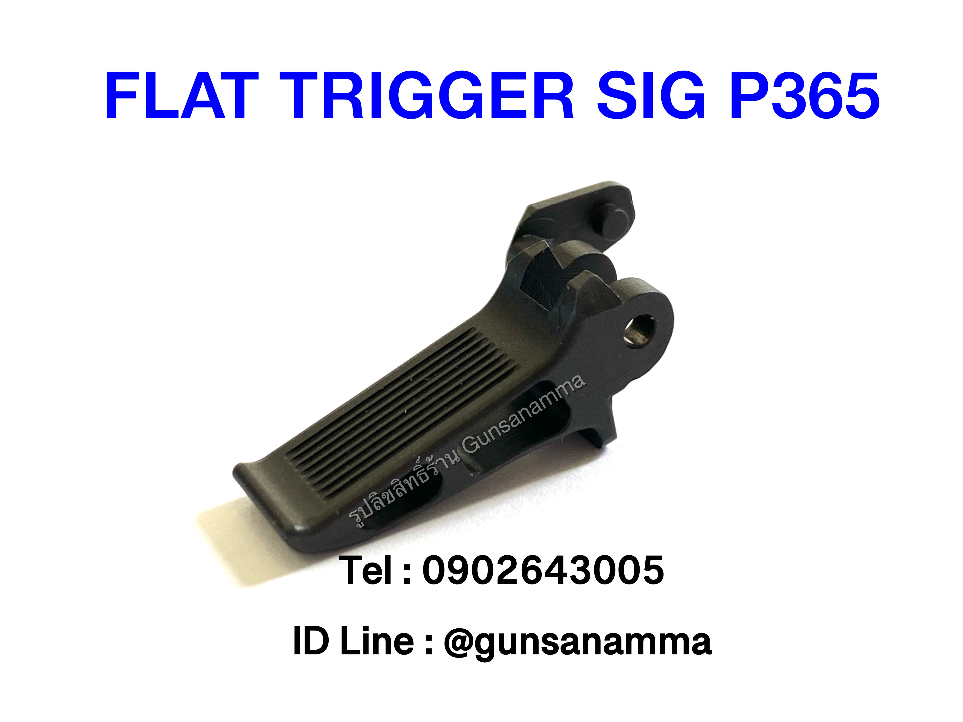 FLAT TRIGGER SIG SAUER P365 #Black