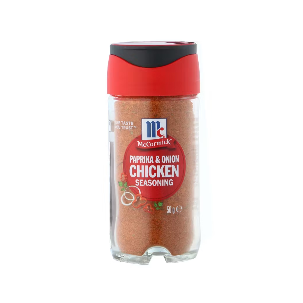 McCormick Paprika & Onion Chicken Seasoning 50 g. แมคคอร์มิค เครื่องปรุงรสไก่ 50 กรัม (05-8585)