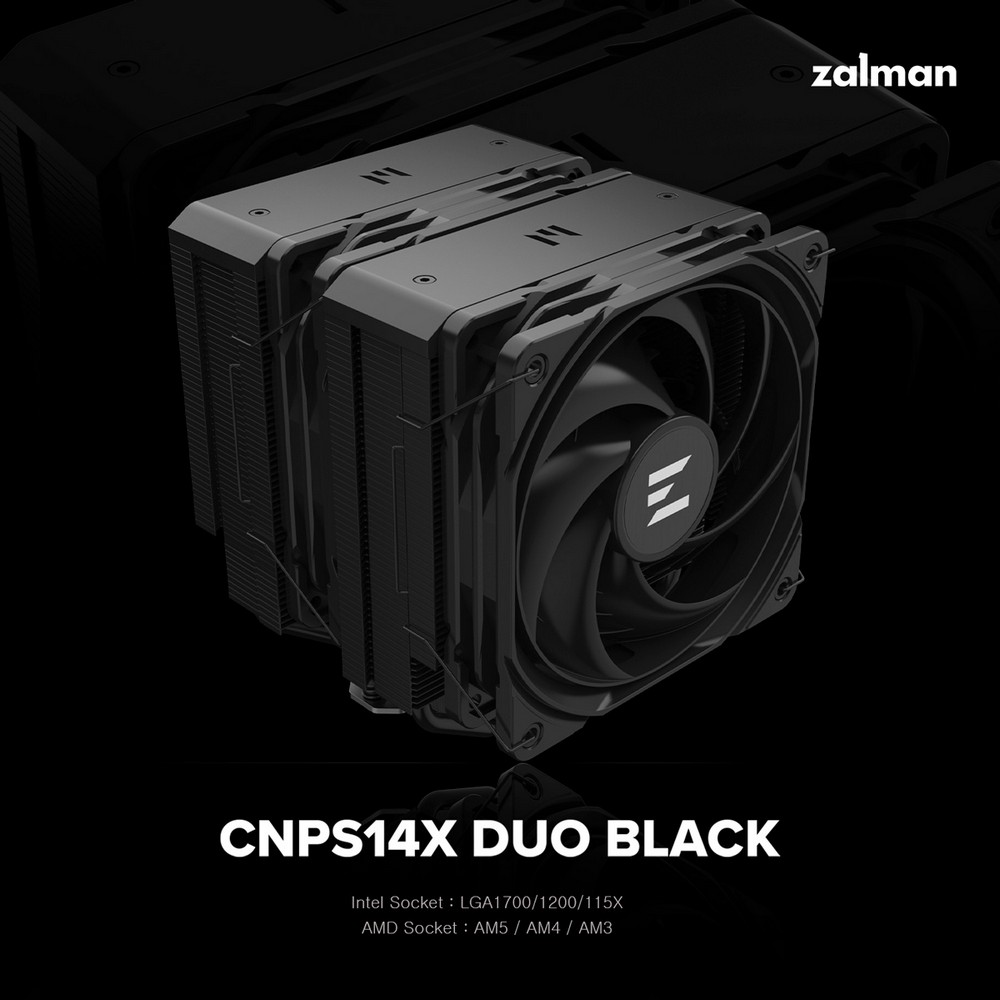 ZALMAN CNPS14X DUO BLACK CPU COOLER [3Y]