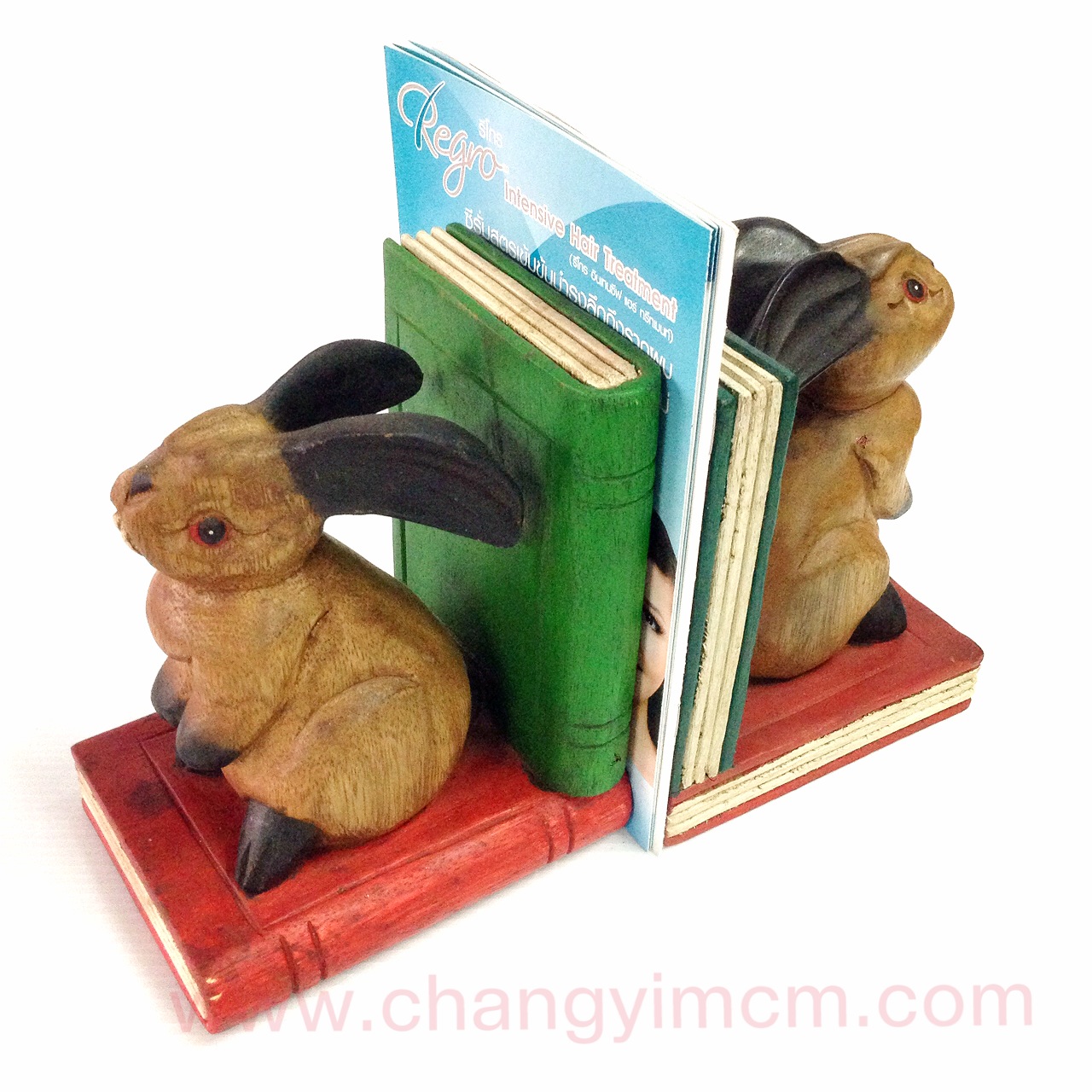ฉากกั้นหนังสือ (Wooden bookmark)