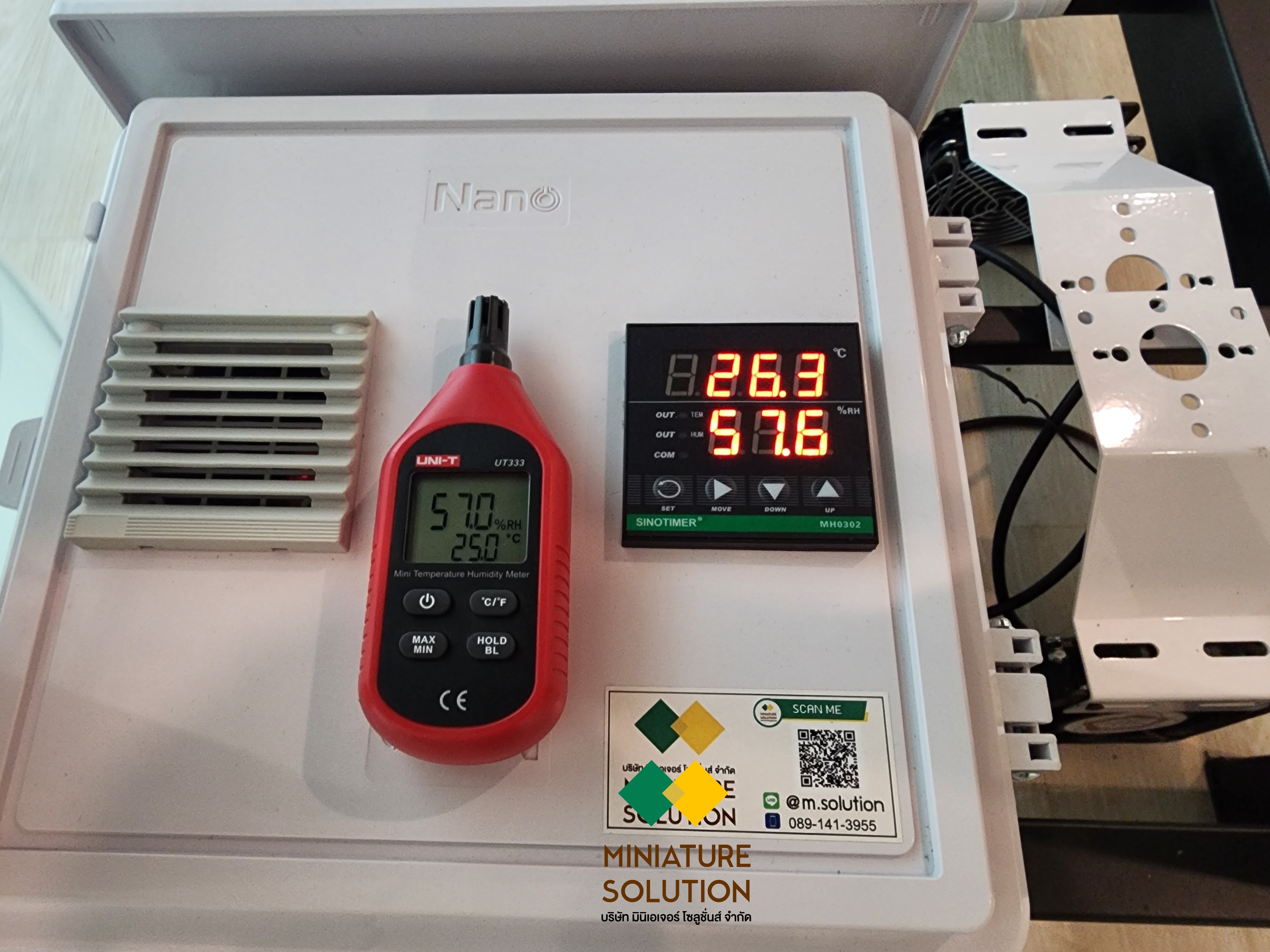 ระบบควบคุมสภาพแวดล้อมภายในตู้ Terrarium ควบคุมความชื้น อุณหภูมิ ที่้เหมาะสมกับพืช ภายในตู้ paludarium