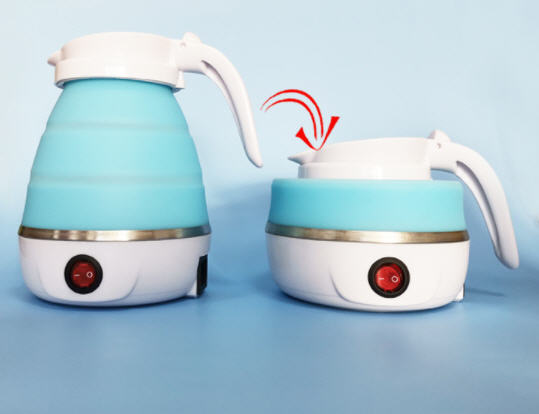 กาต้มน้ำไฟฟ้า,กาต้มน้ำพับได้,กาต้มน้ำซิลิโคนพับได้,กาต้มน้ำ,กาต้มน้ำพกพา