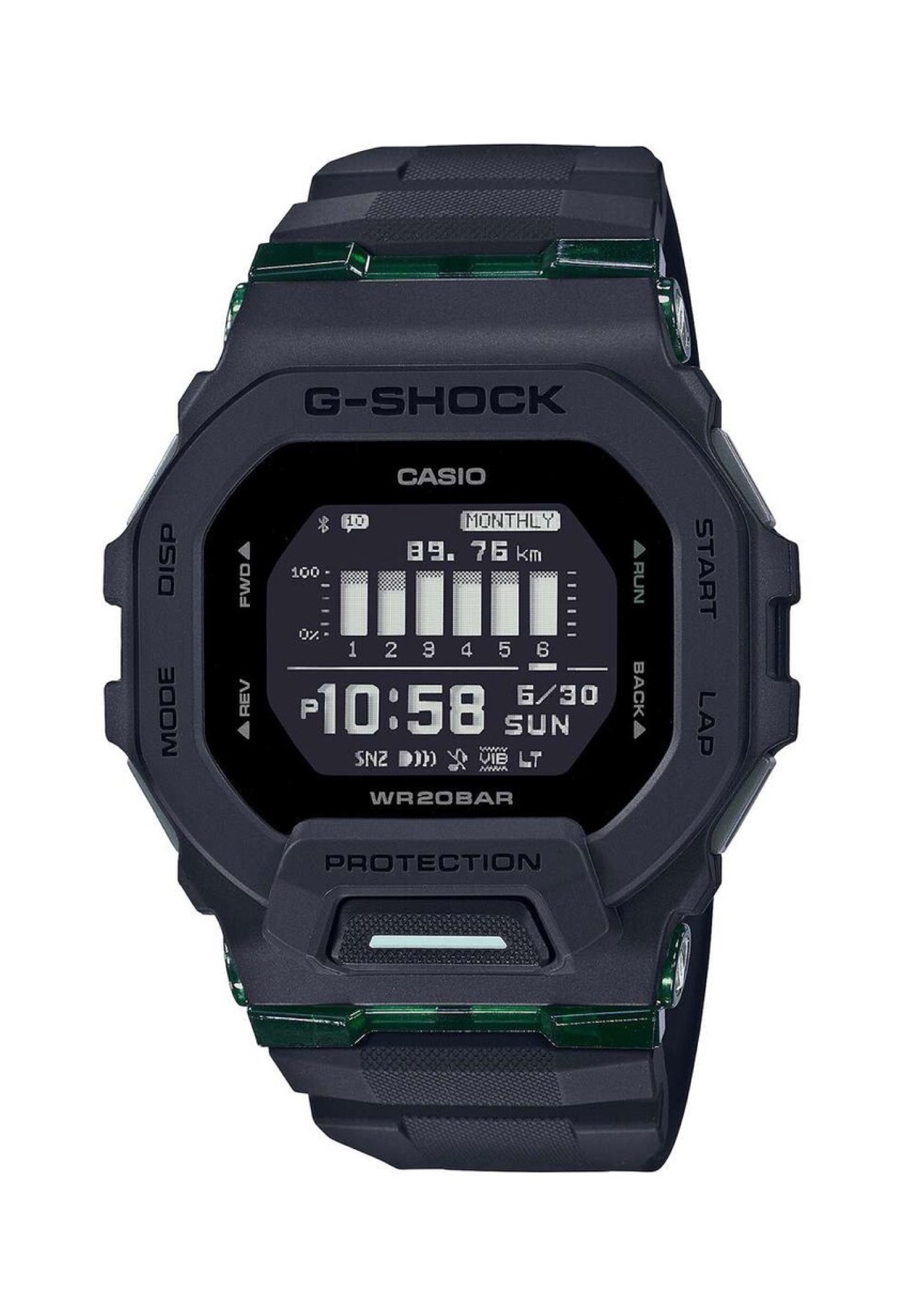 CASIO G-SHOCK นาฬิกาข้อมือ นาฬิกากันน้ำ นาฬิกาของแท้ ประกันศูนย์ CMG 1 ปี รุ่น GBD-200UU-1