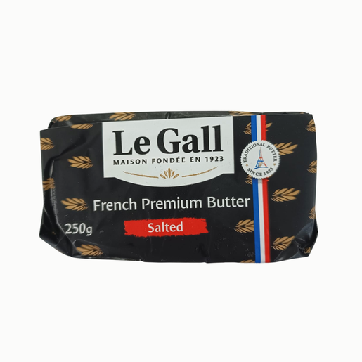 LeGall Salted Lactic Butter เนยสดเลอแกล ชนิดเค็ม 250 กรัม (02-6989)(สินค้าแช่เย็น)