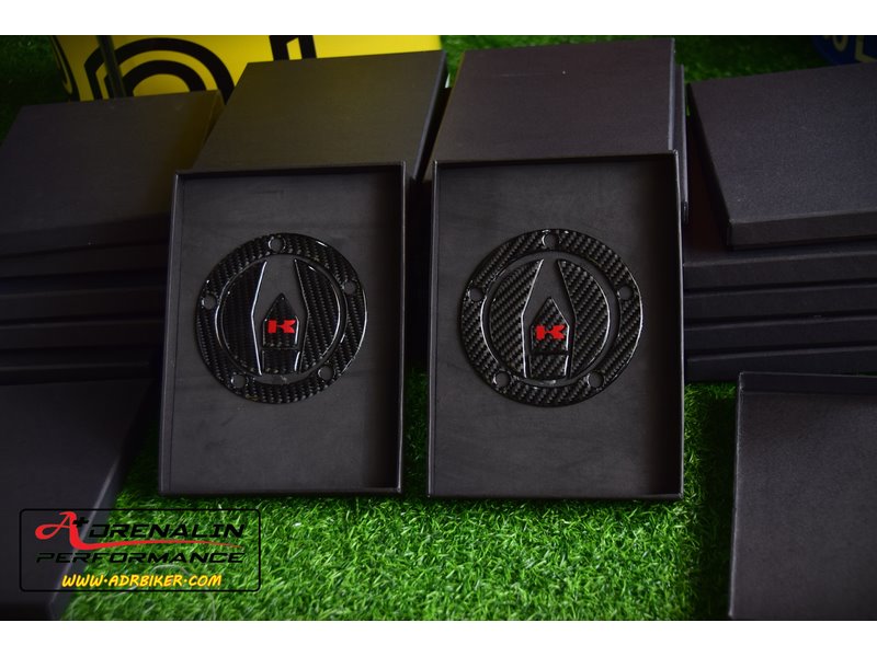 สติ๊กเกอร์คาร์บอนแท้ สำหรับแปะที่เติมน้ำมัน ของ ZX10 16+