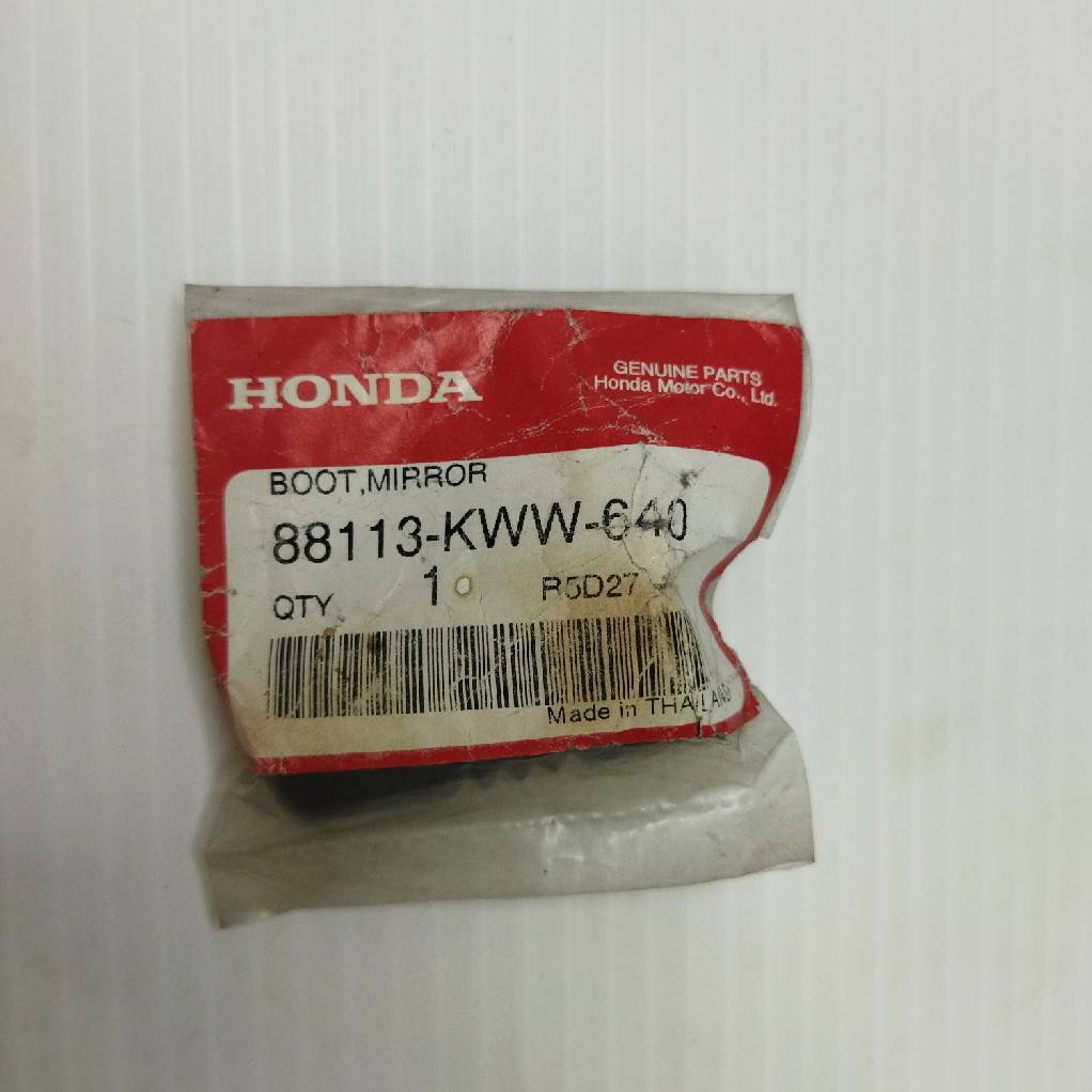 ยางหุ้มข้อต่อกระจกมองหลัง สำหรับรุ่น DREAM110I WAVE110I 2013 อะไหล่แท้ HONDA 88113-KWW-640
