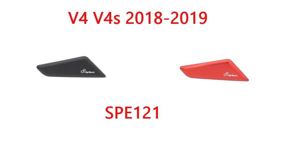 Lightech-อุดกระจก (mirror holes) สำหรับ Panigale V4 V4S V4R