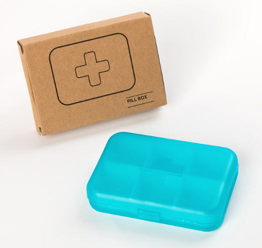 กล่องใส่ยา,ตลับใส่ยา,กล่องใส่ยาพกพา,กล่องยา,กล่องใส่ยา6ช่อง