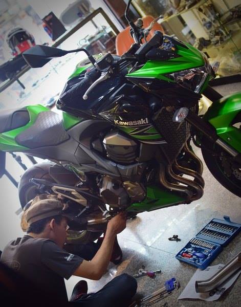 ท่อ MIVV SUONO STEEL BLACK สำหรับ Z800 (For Exhibition only)