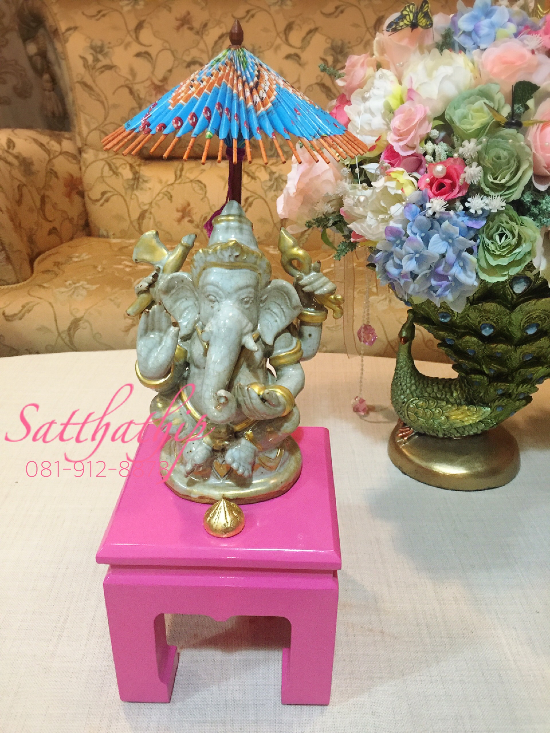 [สินค้าหมด - sold out***] พระพิฆเนศ ปางประทานพร (เซรามิก) - Ganesha: Lord of Success