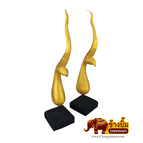 ช่อฟ้าปากนก สีทอง ( 14 นิ้ว )