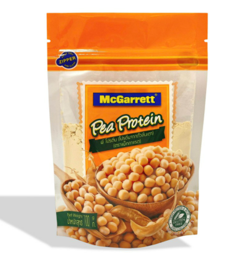 แม็กกาแรตพีโปรตีน (โปรตีนจากถั่วเหลือง) ตรา McGarrett Pea Protein ขนาด 100 G. (05-7671)