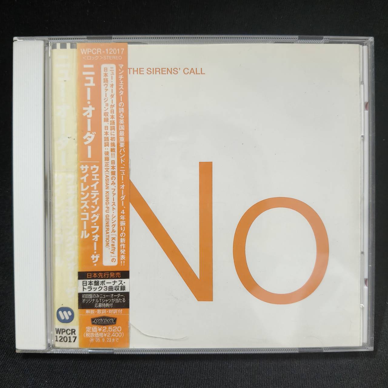 New Order – Waiting For The Sirens' Call / JAPAN / แผ่นด้านสกรีนมีสติ๊กเกอร์ติด / มีรอยบ้าง / มี Obi