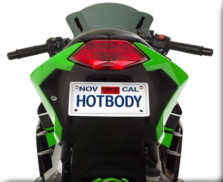 ที่ยึดทะเบียน (ท้ายสั้น) HOTBODIES สำหรับ NINJA250 \'13