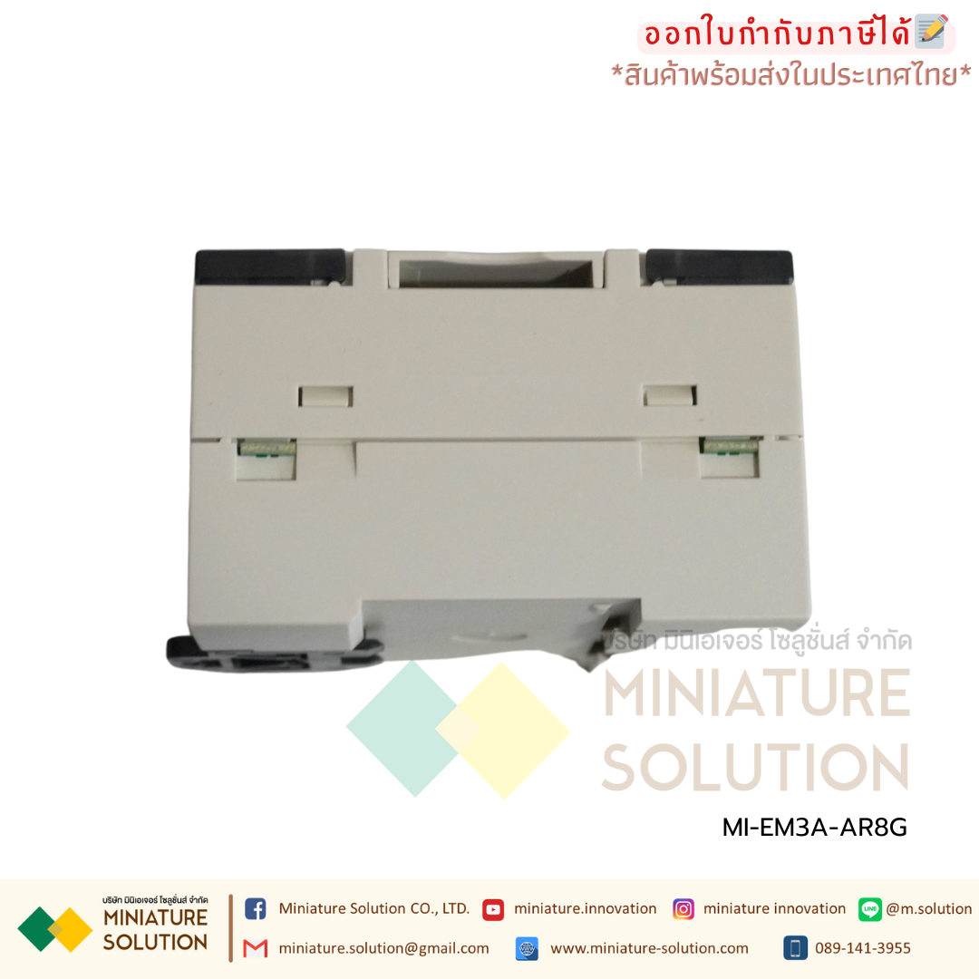 AMSAMOTION PLC expansion module Temperature อ่านค่าอุณหภูมิ 8-channel PT100 AI8x15Bit [EM3A-AR8G]