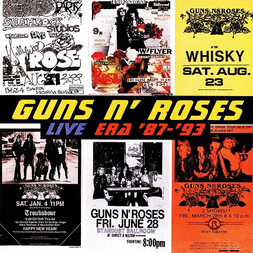 Guns N' Roses – Live Era '87-'93 / JAPAN / 2CD / แผ่นเป็นรอย / มี Obi