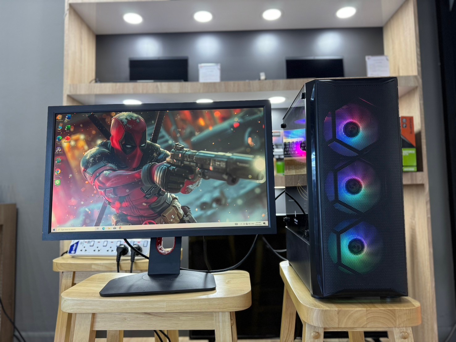 PC ประกอบ Ryzen 3 3200g/AM4 BIOSTAR A320MH/8GB DDR4 KINGSTON HyperX/GALAX GEFORCE GTX 1660 SUPER 6GB GDDR6