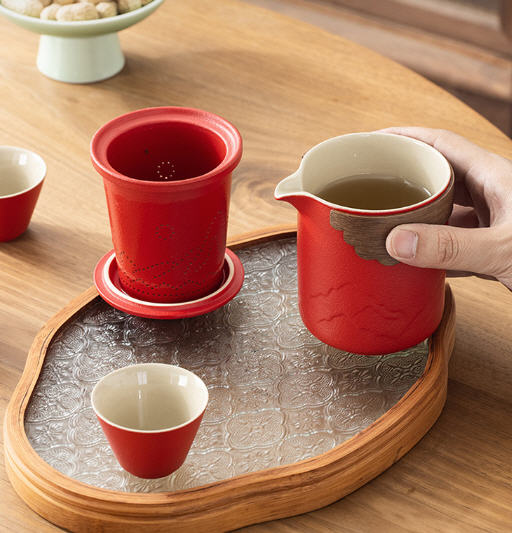 ชุดชงชา,ชุดของขวัญ,ชุดชงชาเซรามิก,สกรีนโลโก้