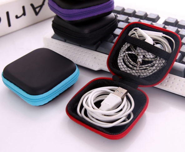 กล่องเก็บของ,กล่องเก็บหูฟัง,สินค้าพรีเมี่ยม,สกรีนโลโก้