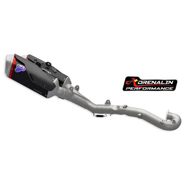 ท่อฟูล Termignoni สำหรับ Hypermotard 698 mono ท่อคู่ไทเทเนียมดำ พร้อมคอ racing แสตนเลส (For Exhibition only)