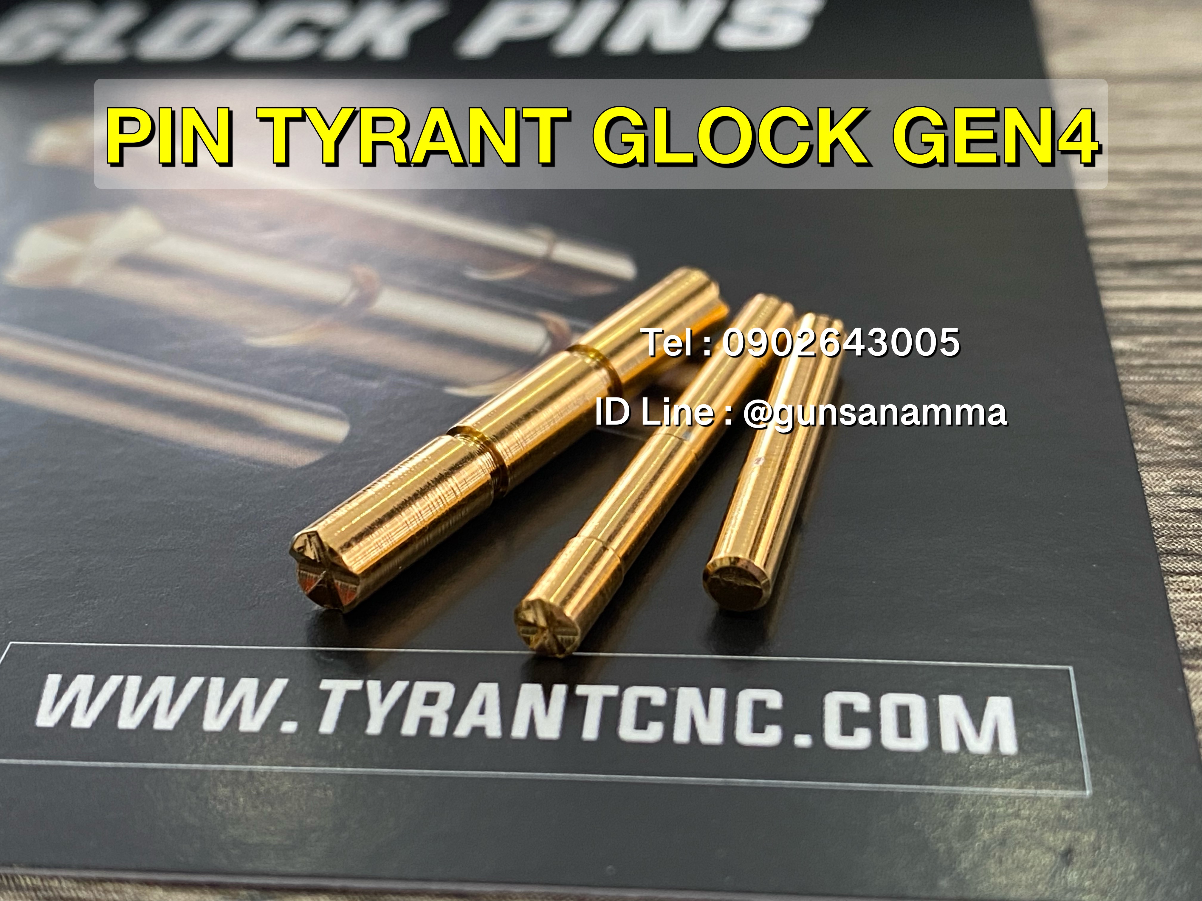 PIN TYRANT GLOCK GEN4-GOLD