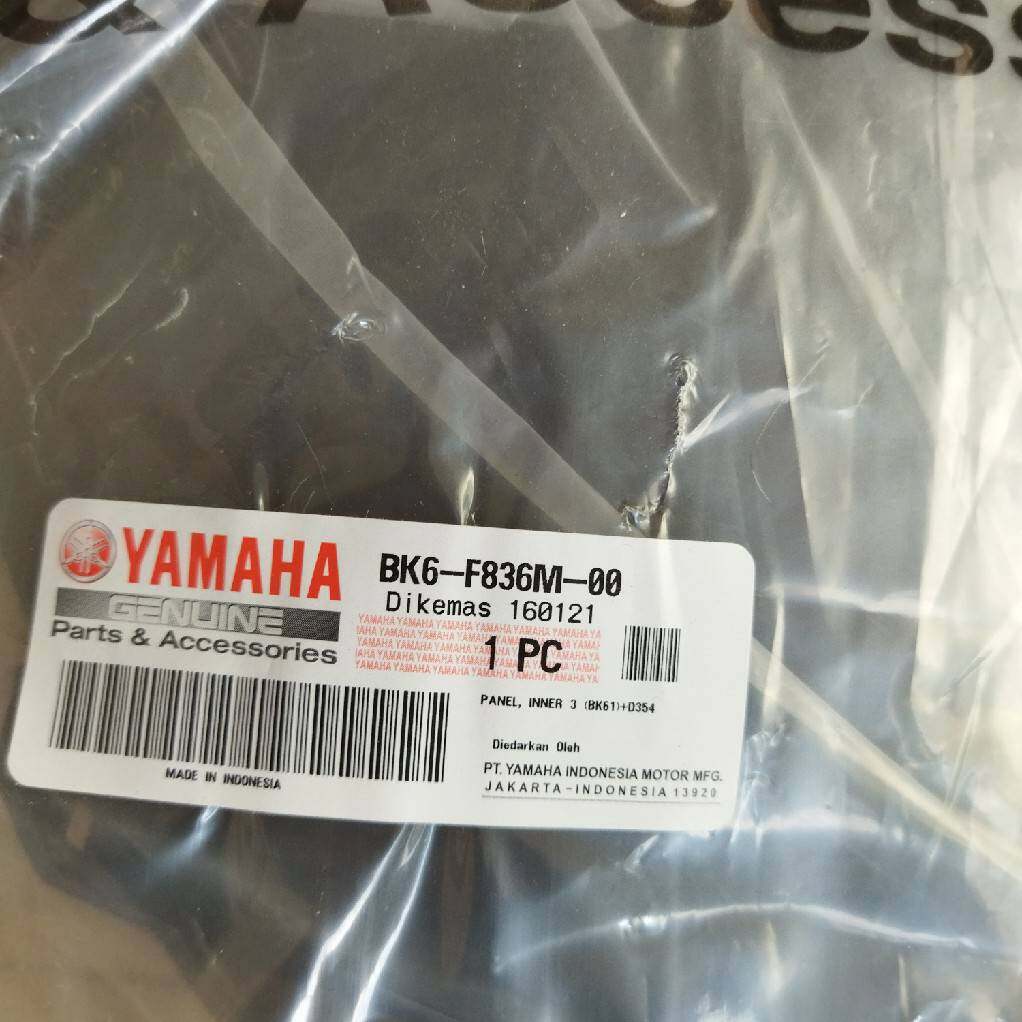BK6-F836M-00 แฟริ่งตัวใน YZF155 R15 ALL NEW 2017-2020 อะไหล่แท้ YAMAHA