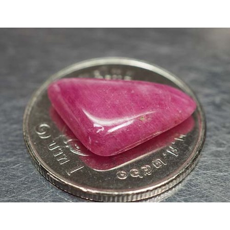 พลอยทับทิมแท้ (Ruby) 6.10 กะรัตสีแดงชมพู