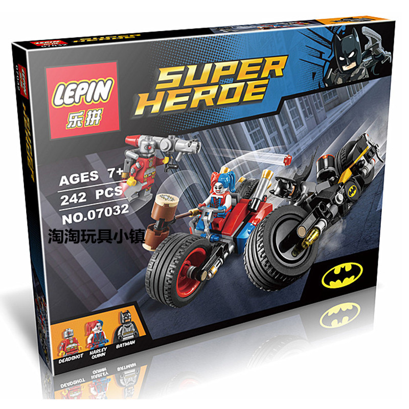 เลโก้จีน Lepin07032 ชุด Batman: Gotham City Cycle Chase