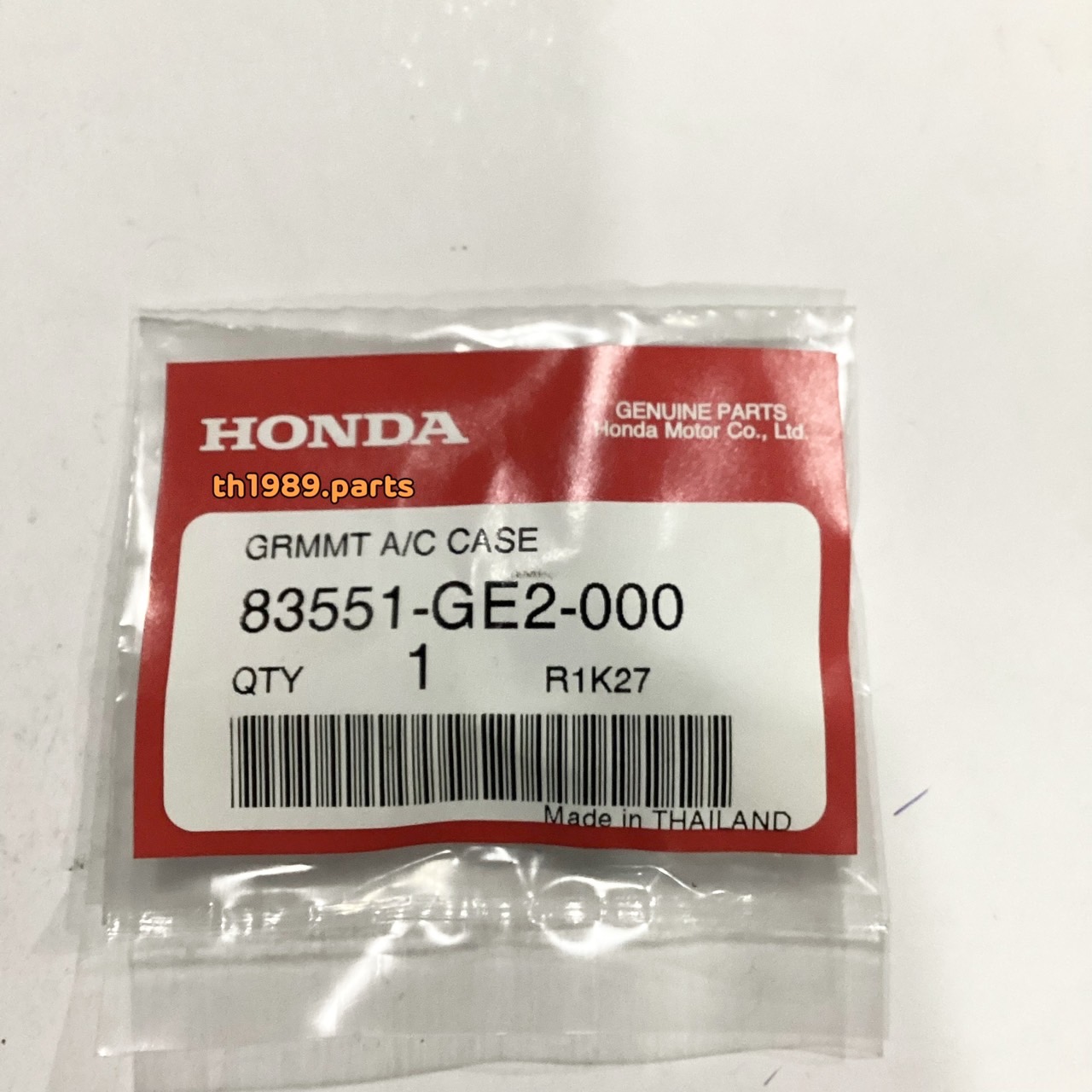 83551-GE2-000 ยางวงรี / ยางรอง WAVE110I WAVE125I และอีกหลายรุ่น อะไหล่แท้ HONDA