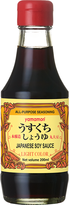 ซอสถั่วเหลือง Shoyu Light Color Ushukuchi Yamamori 200 ml. (05-8792)