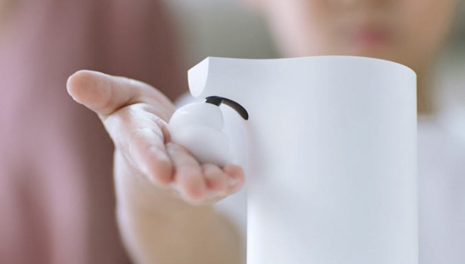 เครื่องกดโฟมล้างมืออัตโนมัติ,เครื่องปล่อยโฟมล้างมืออัตโนมัติ,เครื่องกดสบู่ล้างมือ