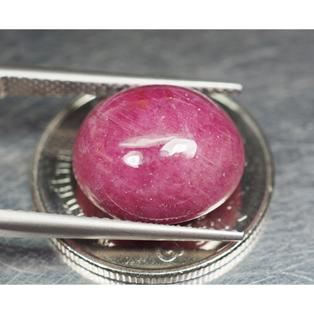 พลอยทับทิมแท้ (Ruby) 13.25 กะรัตสีแดง