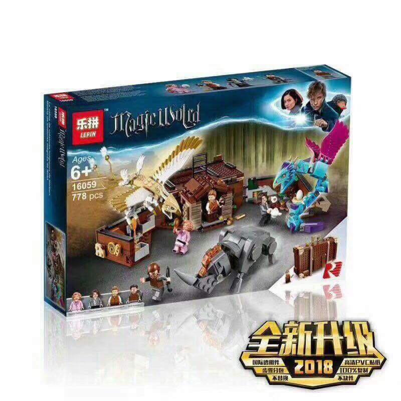 เลโก้จีน LEPIN.16059 ชุด Fantastic Beasts Newt´s Case of Magical Creatures