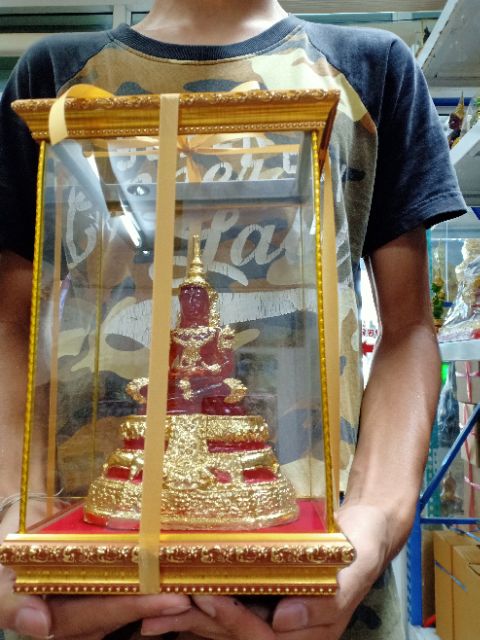 พระเเก้วมรกต พระพุทธชินราช พร้อมตู้กระจก ของขวัญ ของฝาก