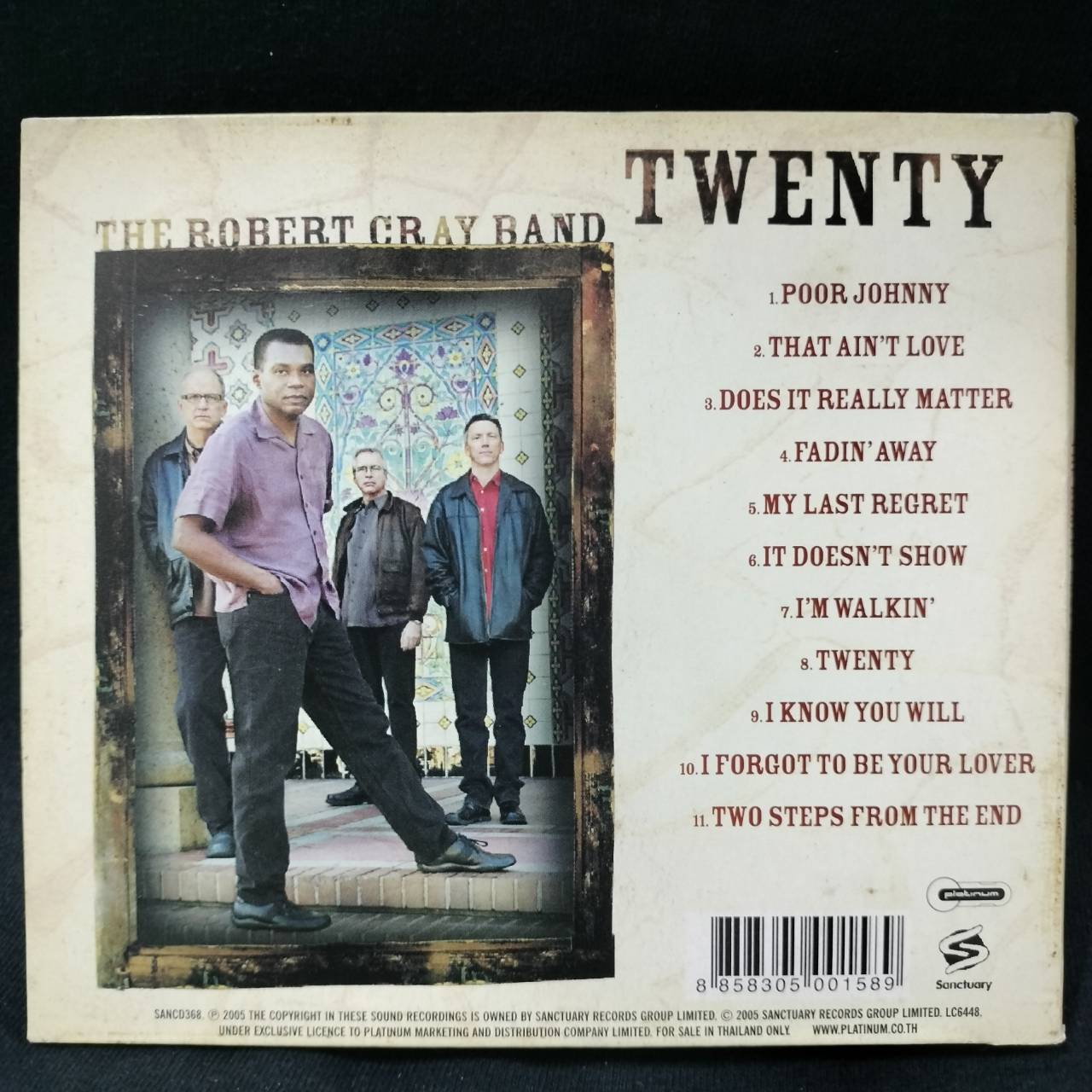 The Robert Cray Band – Twenty / ไม่ระบุ / แผ่นดี