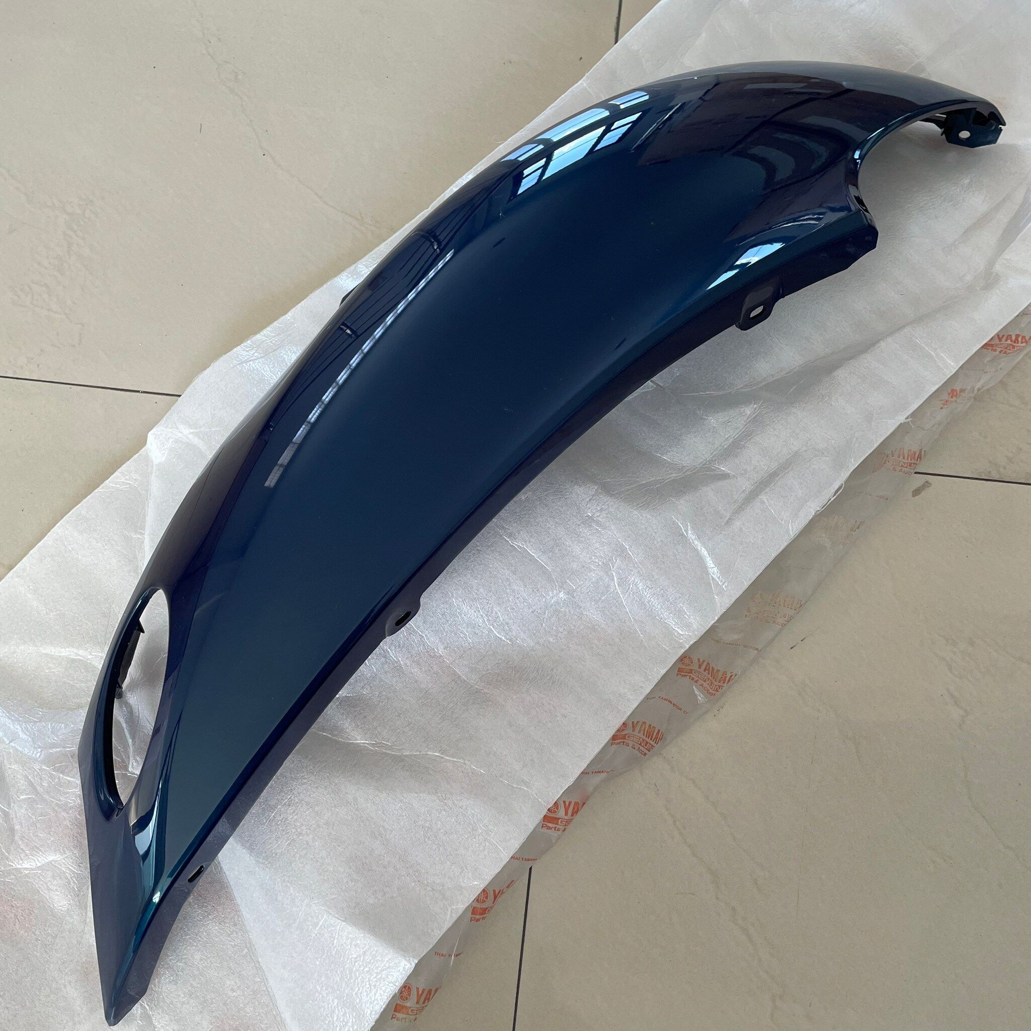 4D0-F1721-00-PC ฝาข้างขวาตัวยาวสีน้ำเงิน FINO PREMIUM 2 ปี 2009 อะไหล่แท้ YAMAHA