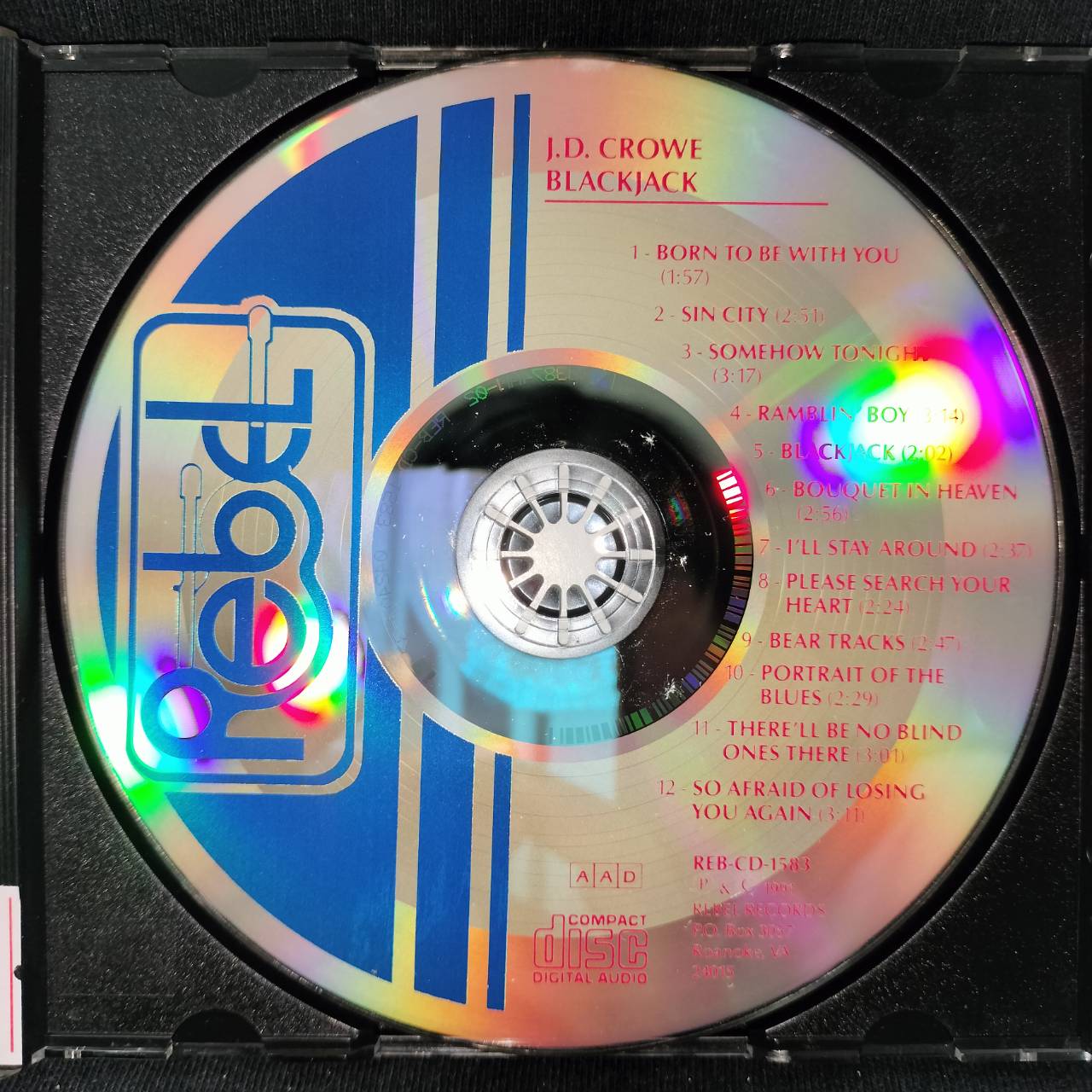 J.D. Crowe – Blackjack / USA / แผ่นสวย