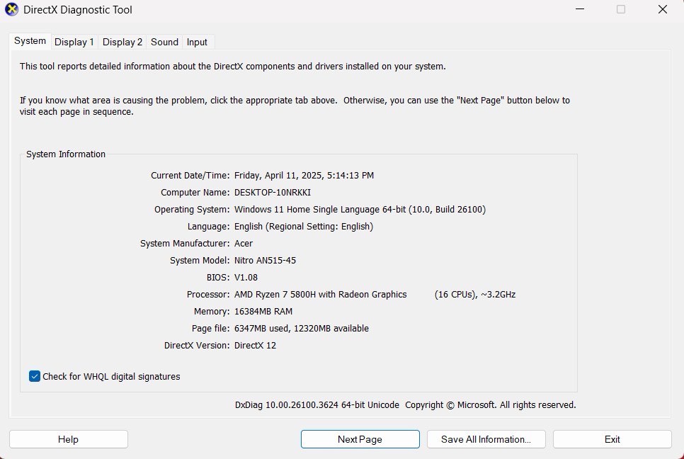 ACER NITRO AN515-45-R375 (SHALE BLACK)
