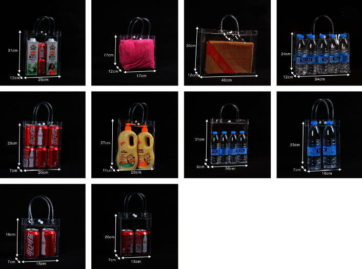 กระเป๋าใสPVC,มีหูหิ้ว,ถุงใส,กระเป๋าพีวีซีใส,กระเป๋าใส,ถุงใส่สินค้า