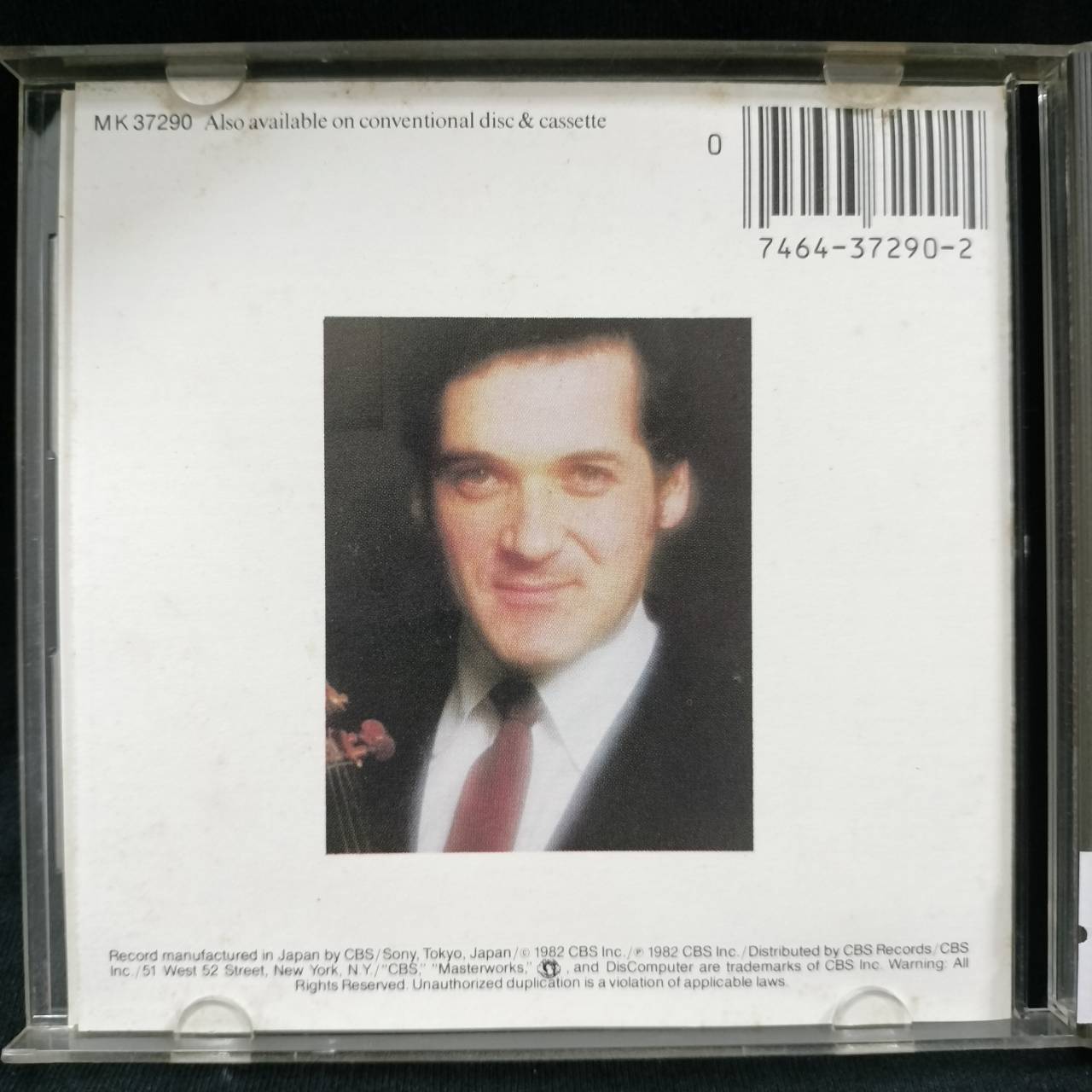 Mozart, Pinchas Zukerman, Saint Paul Chamber Orchestra – Violin Concerti Nos. 3 & 5 / JAPAN / ปกในมีจุดเหลือง / แผ่นสวย