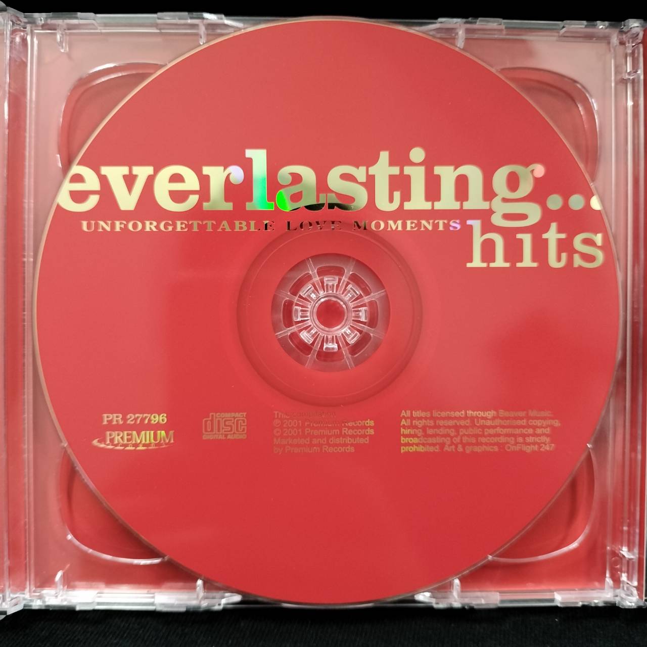 Various – CD Everlasting...Hits Unforgettable Love Moments / ไม่ระบุ / 24 bit / Audiophile Remastering / 2CD / แผ่นสภาพนางฟ้า