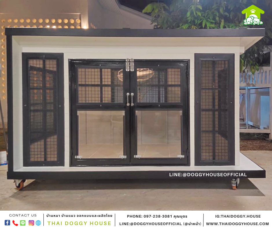 บ้านหมา แบบบ้าน BOX STYLE