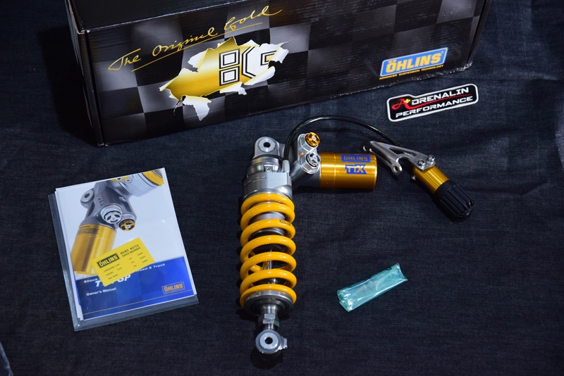 โช้คหลัง ohlins รุ่น TTX GP ตัวท้อปสุด สำหรับ Panigale v4 2018+